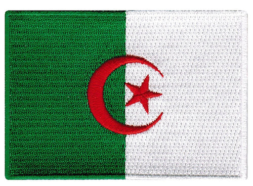 Drapeau Algérie brodé