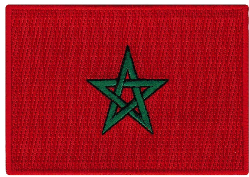 Drapeau Maroc brodé