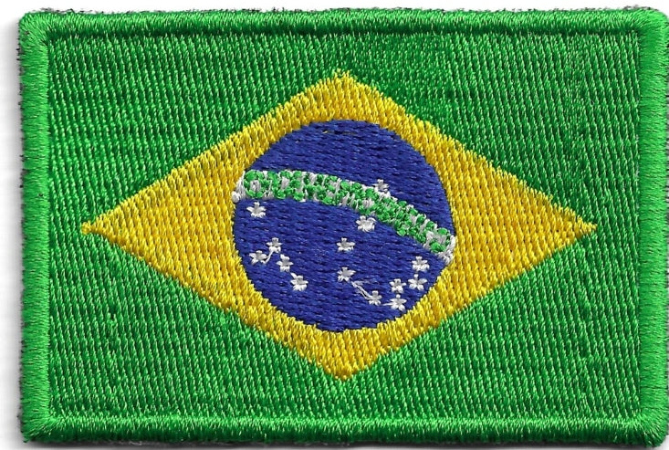 Drapeau Brésil brodé