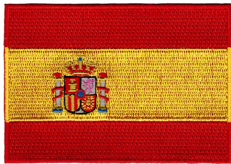 Drapeau Espagne brodé